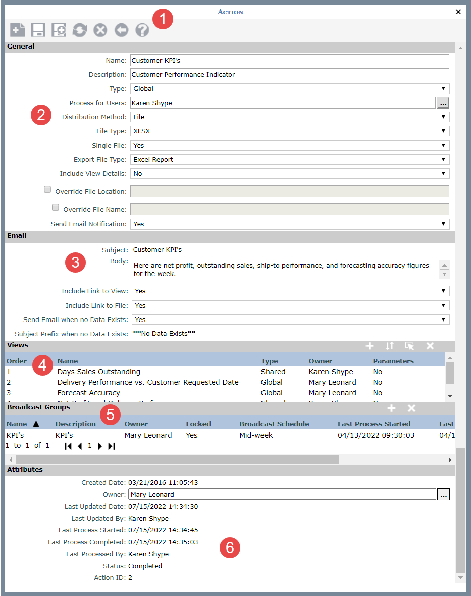Help -- Action Maintenance Window