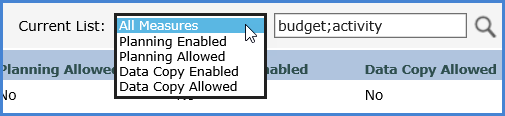 Help -- Measure List Window