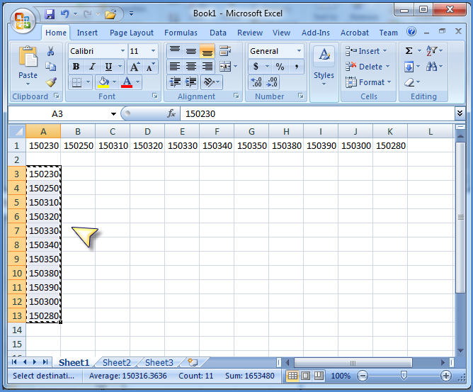 Help -- Potential Sources of Data for use with Pasting Members